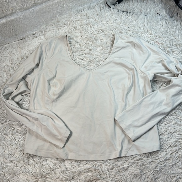 Lululemon Align Long Sleeve Shirt White Opal - Picture 1 of 4